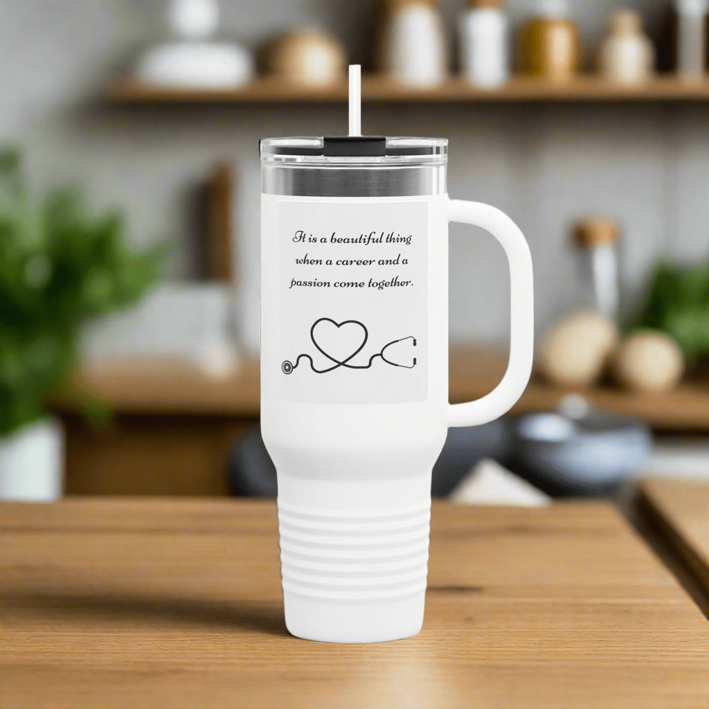 Nursing Insulated Travel Mug - 40oz | A Heartfelt Gift for Healthcare Professionals - Maricel Long