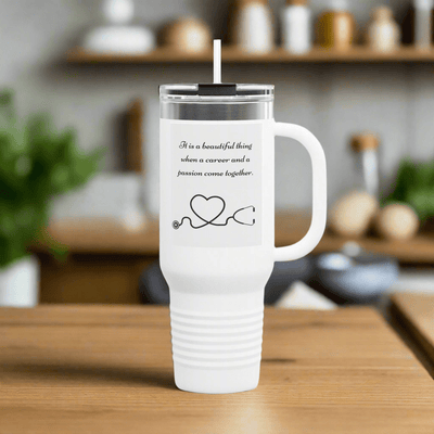 Nursing Insulated Travel Mug - 40oz | A Heartfelt Gift for Healthcare Professionals - Maricel Long