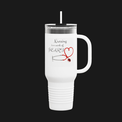 Nursing Insulated Travel Mug - 40oz | A Heartfelt Gift for Healthcare Professionals - Maricel Long