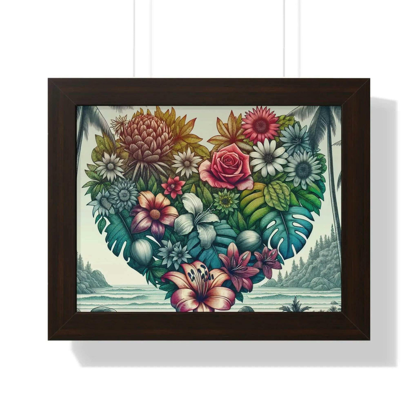 Framed Horizontal Poster - Maricel Long