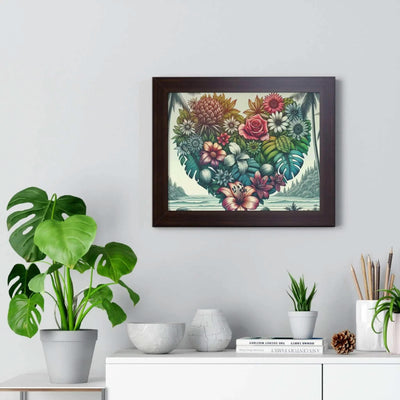 Framed Horizontal Poster - Maricel Long