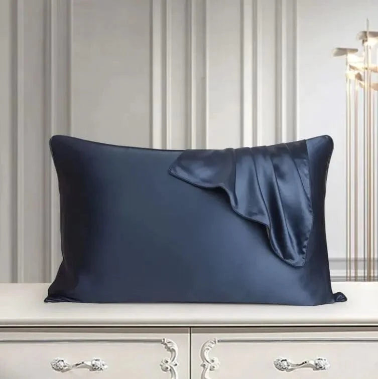 Maricel Long Noble Blue / 1PCS Silk Pillow Case Pure Silk Pillowcase Real Silk Pillowcase Natural Silk Pillowcase