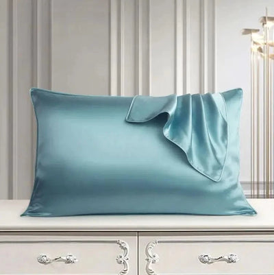 Maricel Long Blue / 1PCS Silk Pillow Case Pure Silk Pillowcase Real Silk Pillowcase Natural Silk Pillowcase